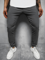 Muške chino hlače Tamnosive OZONEE DJ/5539