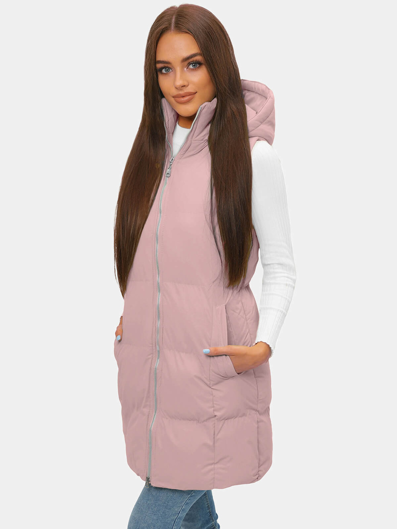 Ženski prsluk puder ružičasta OZONEE JS/M721/46