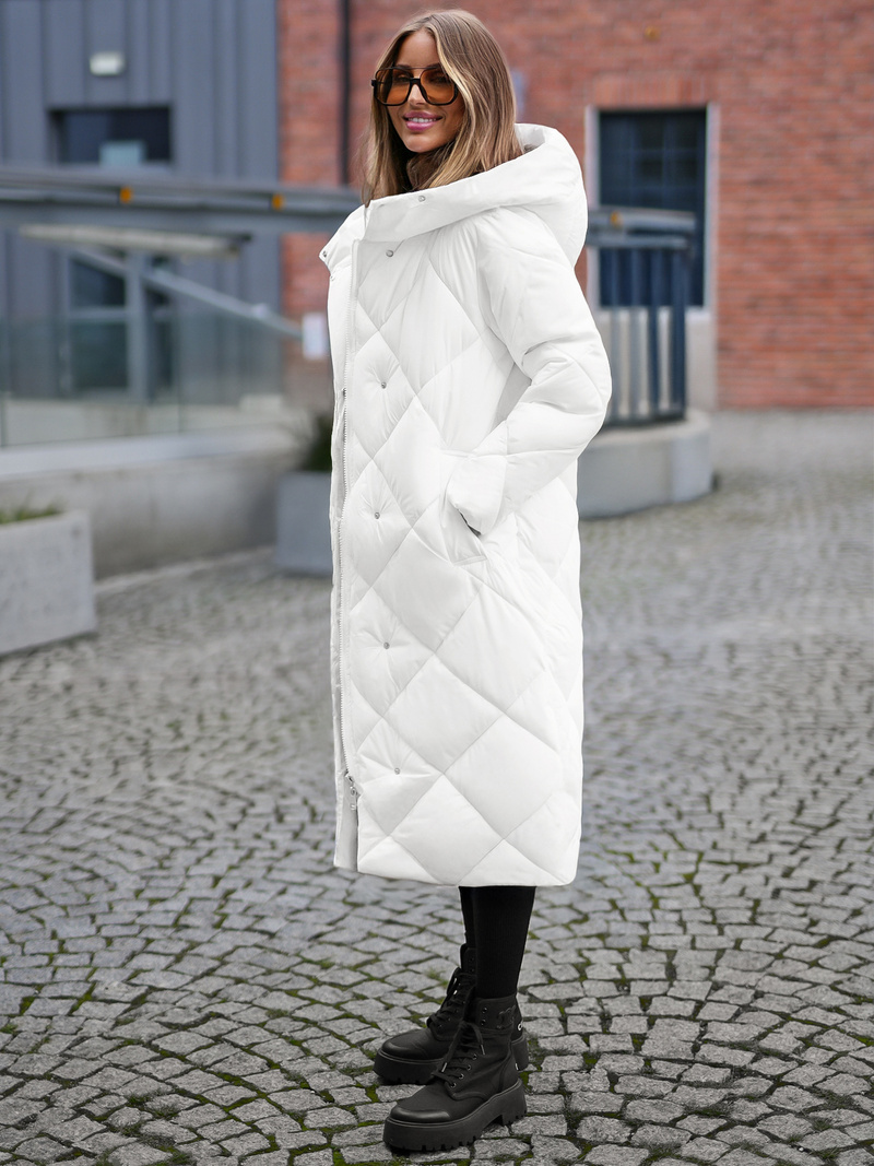 Ženska jakna bijela OZONEE JS/5M3173/281Z