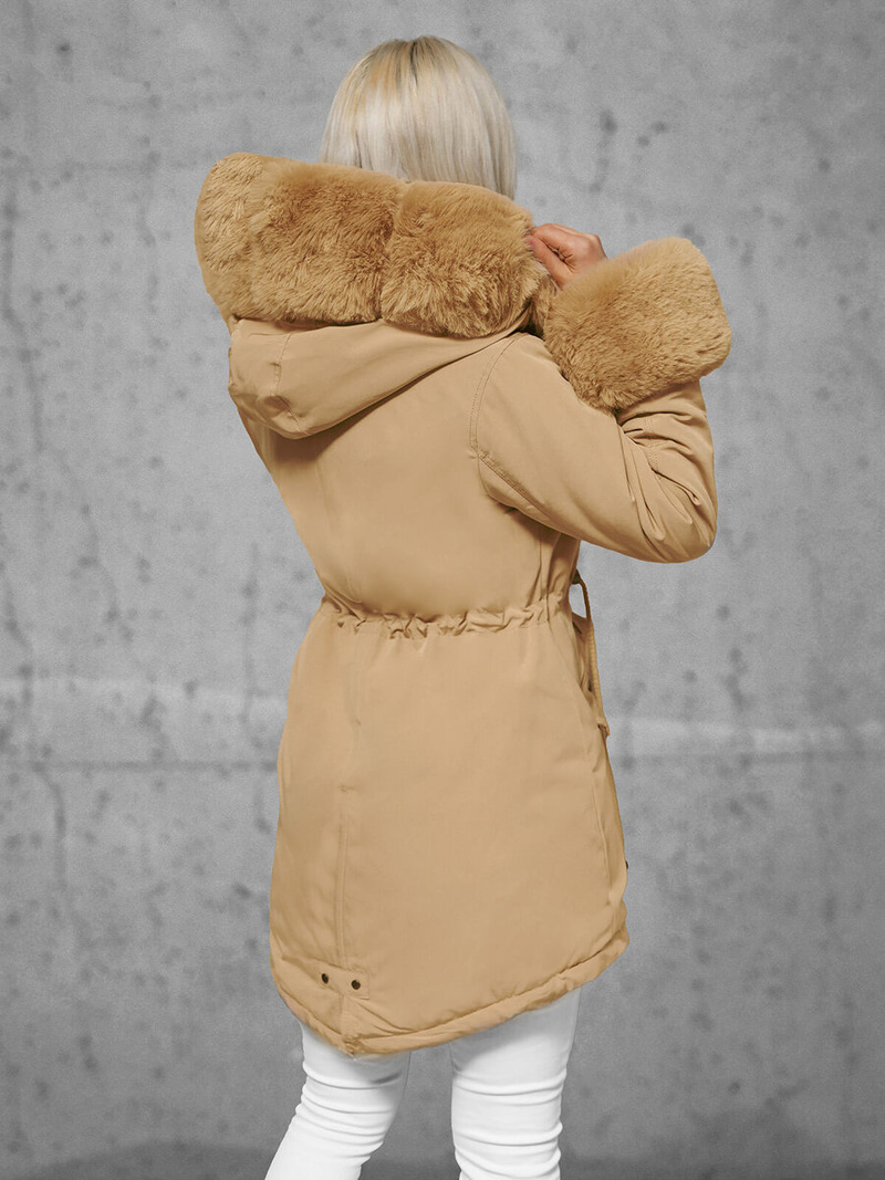 Ženska Zimska Jakna Bež OZONEE JS/16M9062/62Z