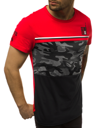 Muška majica Crveni OZONEE JS/SS10979