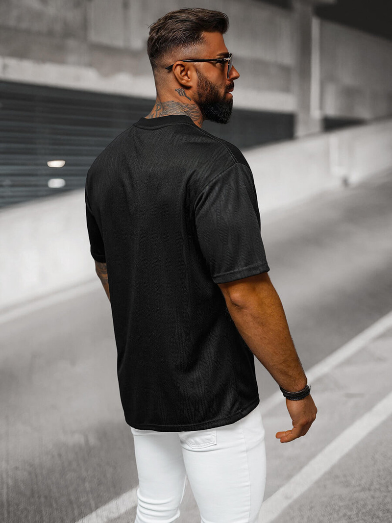 Muška majica crna OZONEE O/3C333