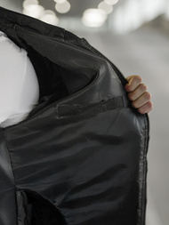 Muška jakna crna OZONEE JS/8M986/392Z