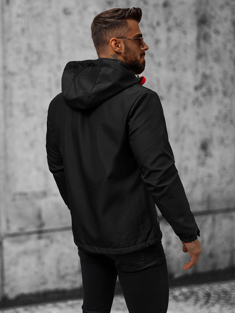 Muška softshell jakna Crno-crvena OZONEE JS/HH022/1CZ