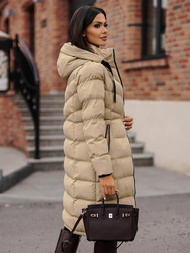 Ženska jakna bež OZONEE JS/M736/62Z