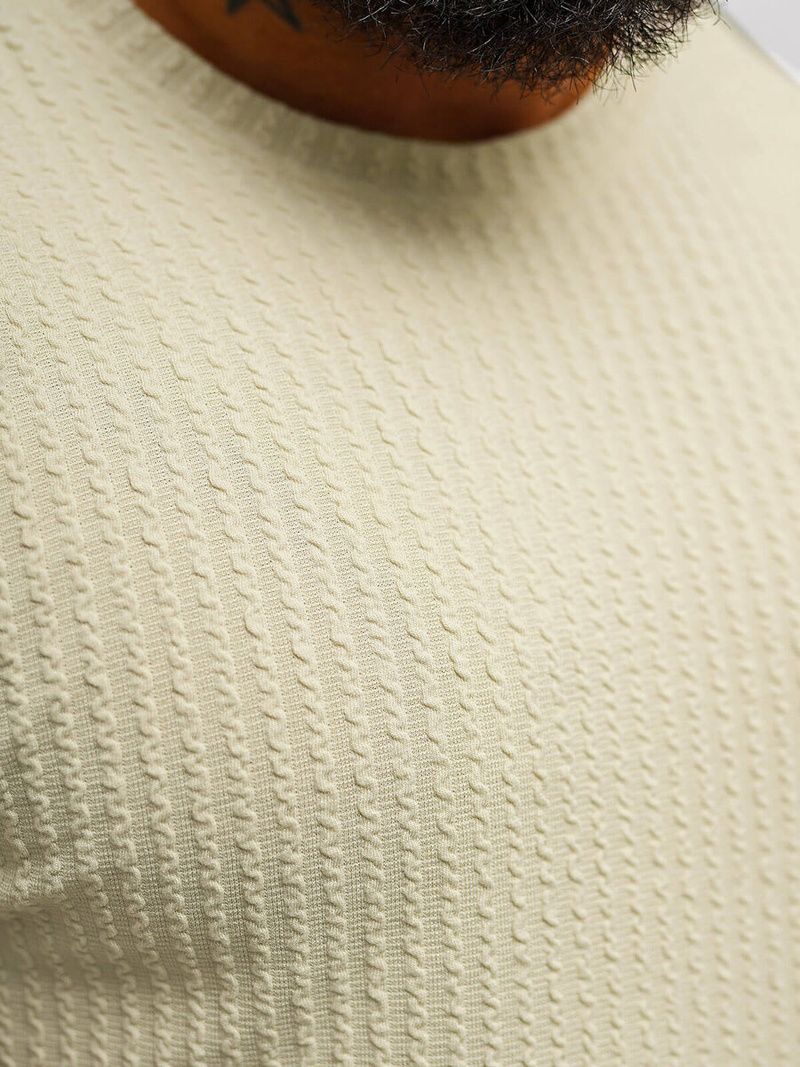 Muška Majica Bež OZONEE O/7766T