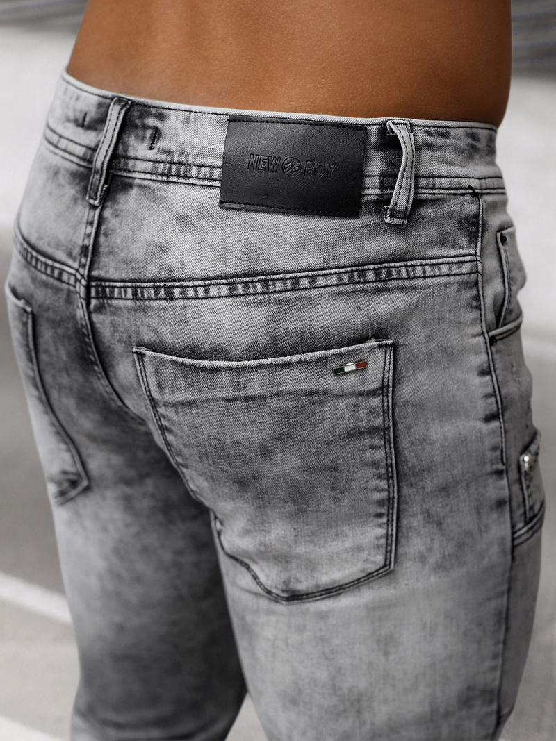 Muške traperice grafitne OZONEE NB/MP0163N