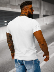 Muška majica bijela OZONEE JS/712005Z 