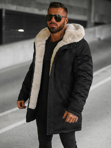 Muška parka jakna crna OZONEE JS/22M316/392Z