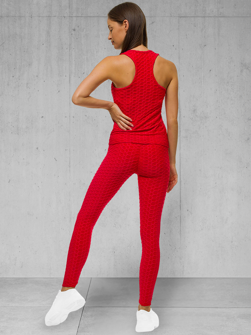 Dvodijelni set trenerke Crveni OZONEE JS/YW88037/5