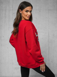 Dukserica crvena OZONEE O/SWE23055