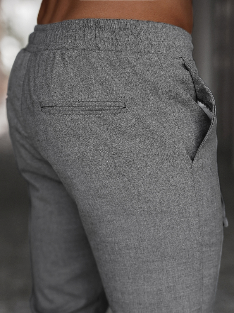 Muške chino hlače Tamnosive OZONEE DJ/5539Z