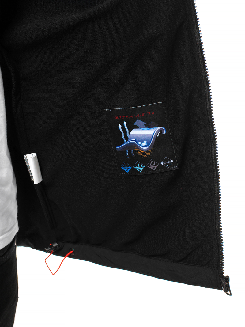 Muška softshell jakna crno-narančasta OZONEE GE/12263Z