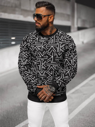 Muška Dukserica Crna OZONEE JS/8B1219/3