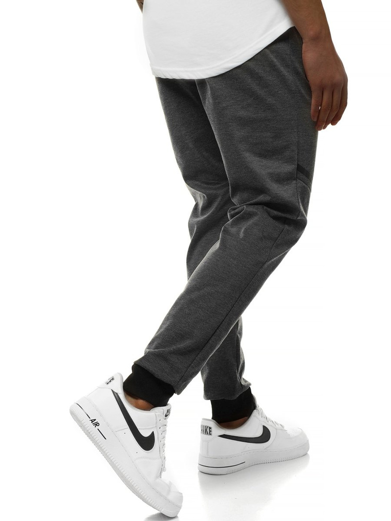 Muške sportske hlače grafitne OZONEE JS/AM106