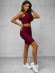 Dvodijelni Set Trenerke Bordo OZONEE O/22754Z