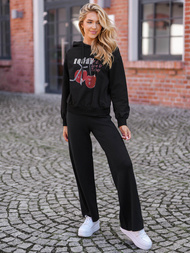 Ženska dukserica crna OZONEE JS/8B856/3