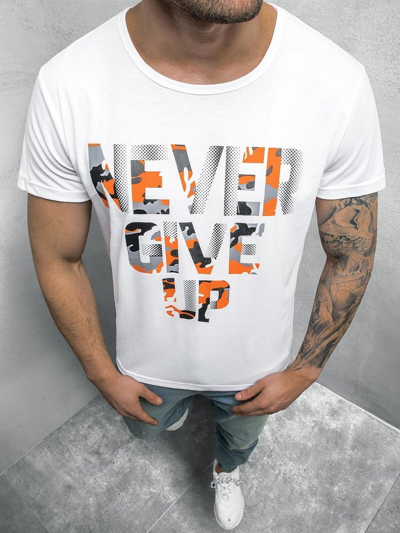 Muška majica Bijele OZONEE JS/KS2650