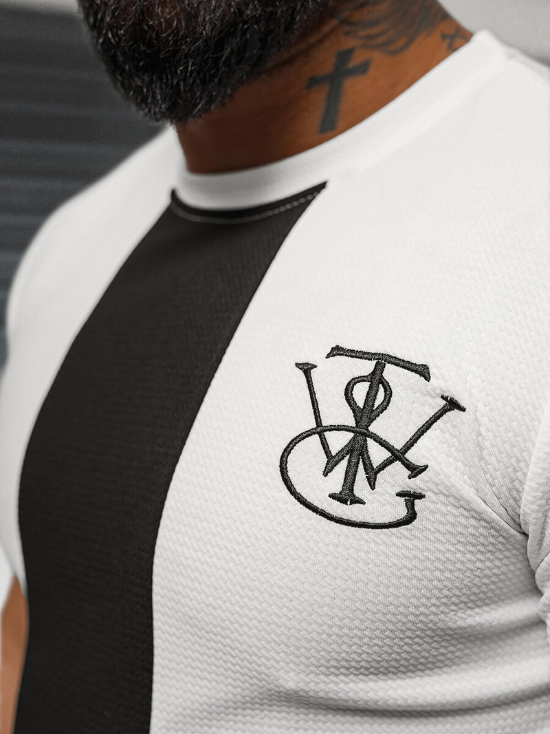 Muška Majica Bijeli OZONEE O/L1184