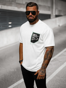 Muška majica bijela OZONEE O/3C333