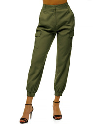 Ženske jogger hlače Kaki OZONEE O/HM005