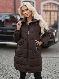 Ženska Zimska Jakna Čokolada OZONEE JS/16M9302/158Z