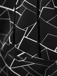 Muška dukserica s kapuljačomcrna OZONEE JS/8B1235/3