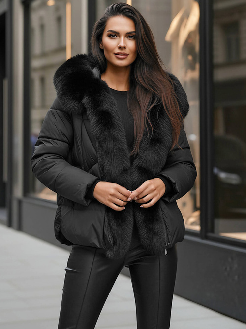 Ženska jakna crna OZONEE O/16M9179/392