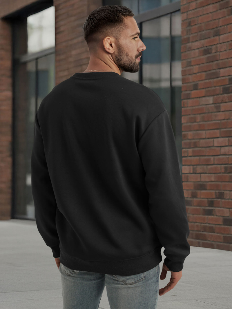 Muška dukserica crna OZONEE JS/65B3920/3