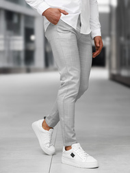 Muške chino hlače sive OZONEE DJ/5505Z