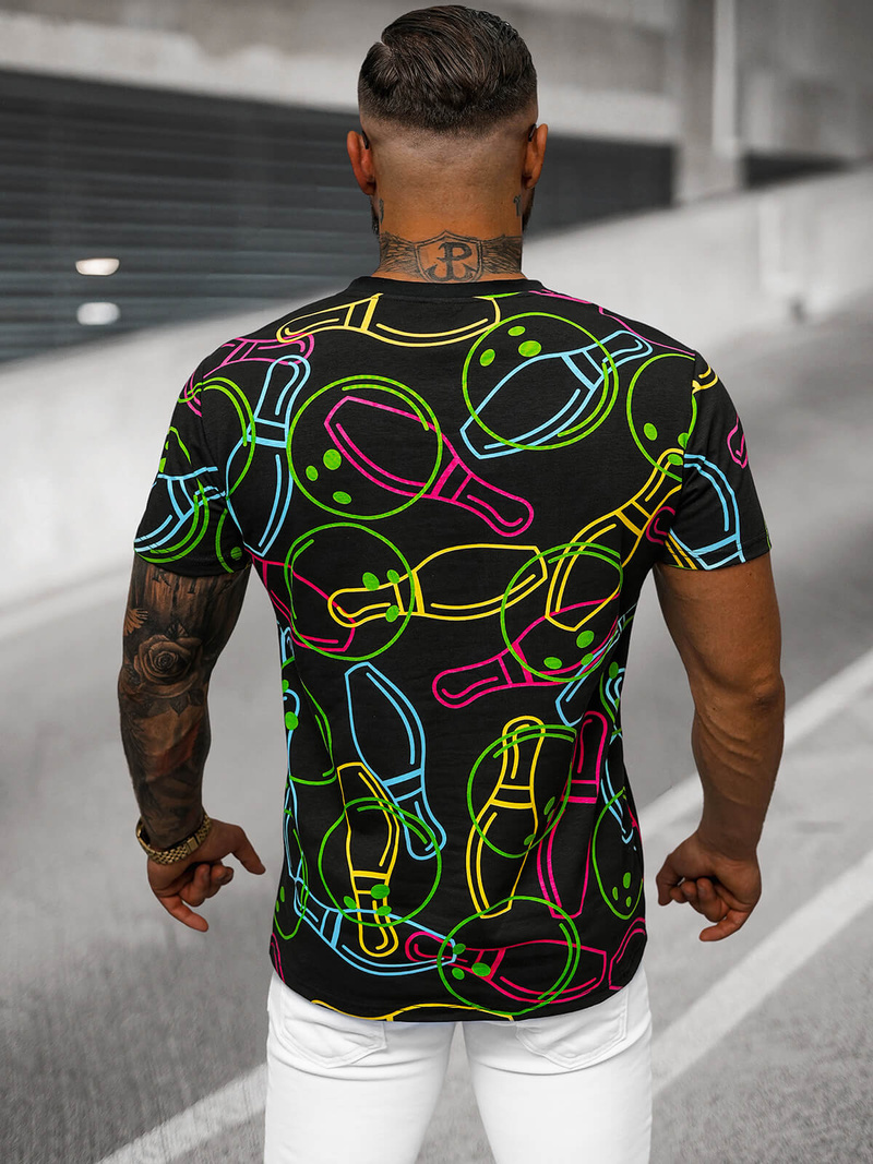 Muška majica crna OZONEE O/T1272/3