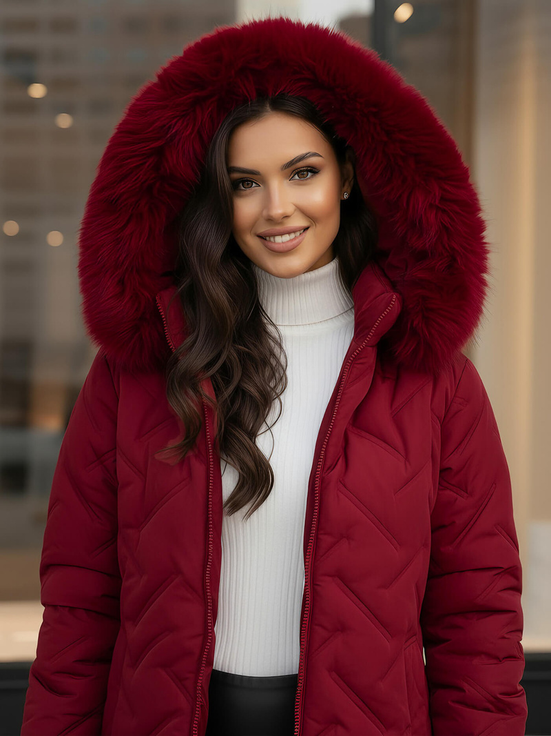 Ženska jakna Bordo OOZONEE JS/16M9296/06Z