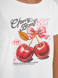 Ženska majica bijele OZONEE JS/95T2568/1