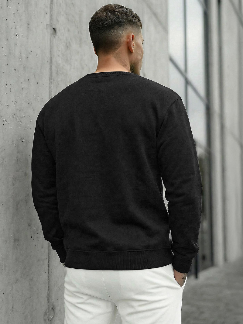 Muška dukserica crna OZONEE JS/8B1768/3