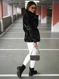 Ženska jakna crna OZONEE JS/11Z8075Z