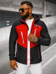 Muška softshell jakna Crno-crvena OZONEE JS/HH022/1C