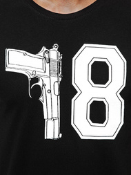 Muška majica crna OZONEE O/1174Z