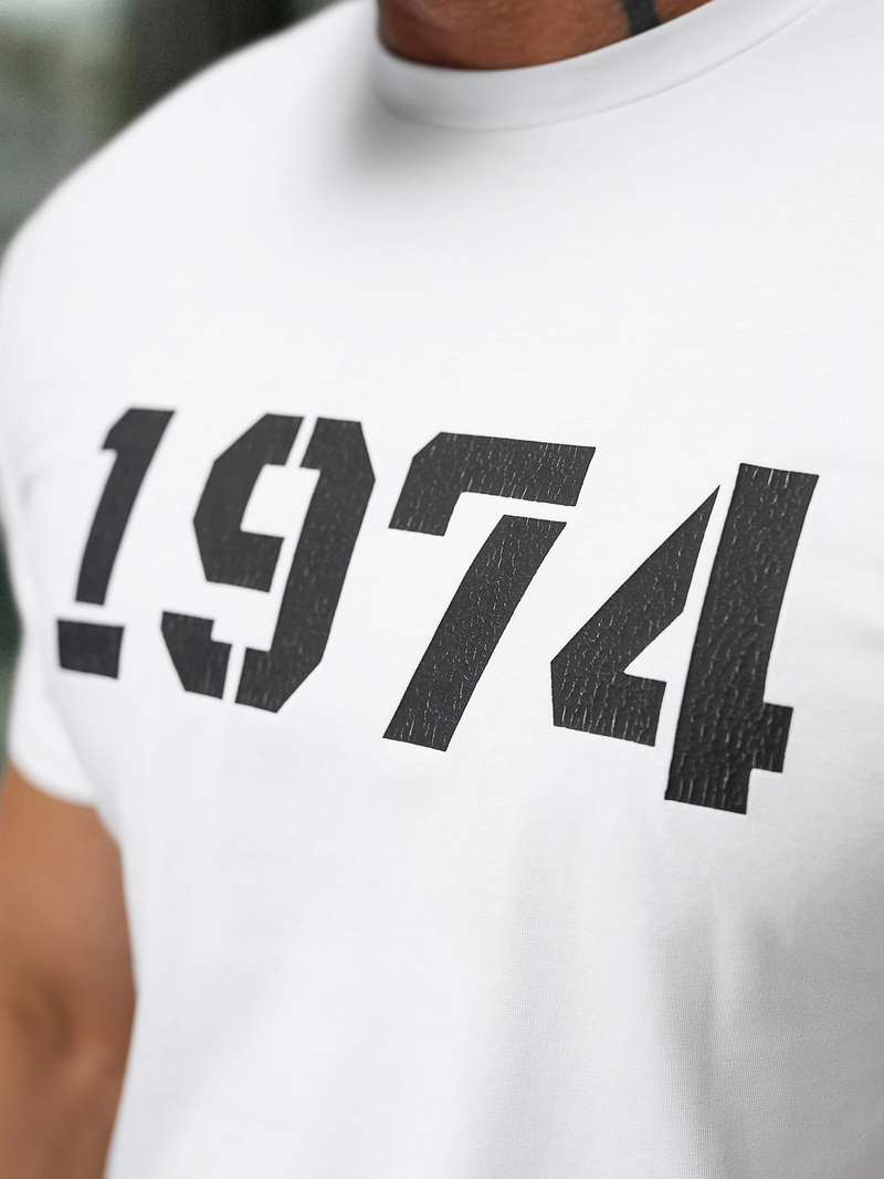 Muška Majica Bijeli OZONEE NB/MT3130