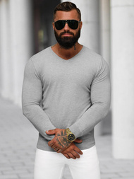 Muški Džemper Sivi OZONEE NB/MMB601/2Z