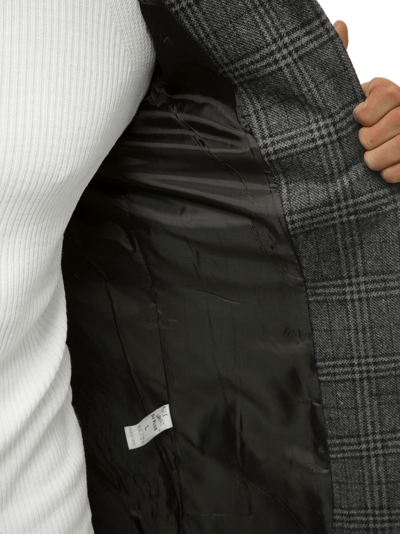 Muški kaput sivo-grafitni OZONEE O/5628