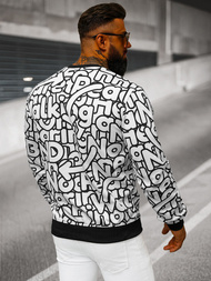 Muška Dukserica Bijela OZONEE JS/8B1137/1