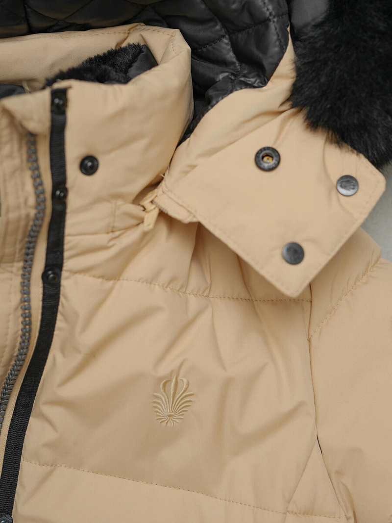 Ženska jakna bež OZONEE O/W377