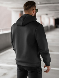 Muška dukserica s kapuljačom crna OZONEE JS/27B6502/3Z