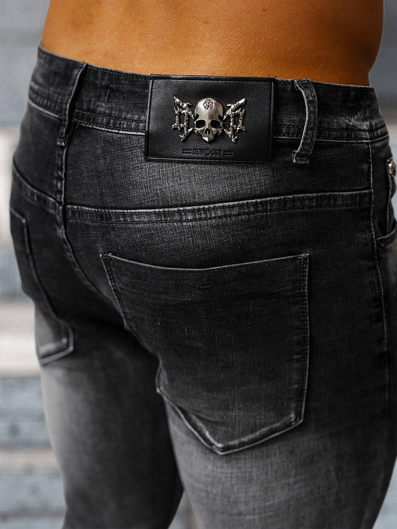 Muške traperice crne OZONEE NB/MP0169G