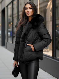 Ženska jakna crna OZONEE O/16M9179/392