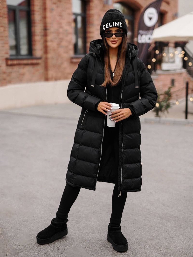 Ženska jakna crna OZONEE JS/M736/392Z