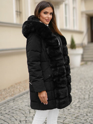 Ženska jakna crna OZONEE JS/11Z8096Z