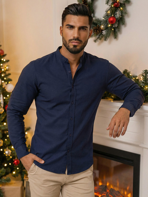 Muška košulja modri OZONEE O/V69Z