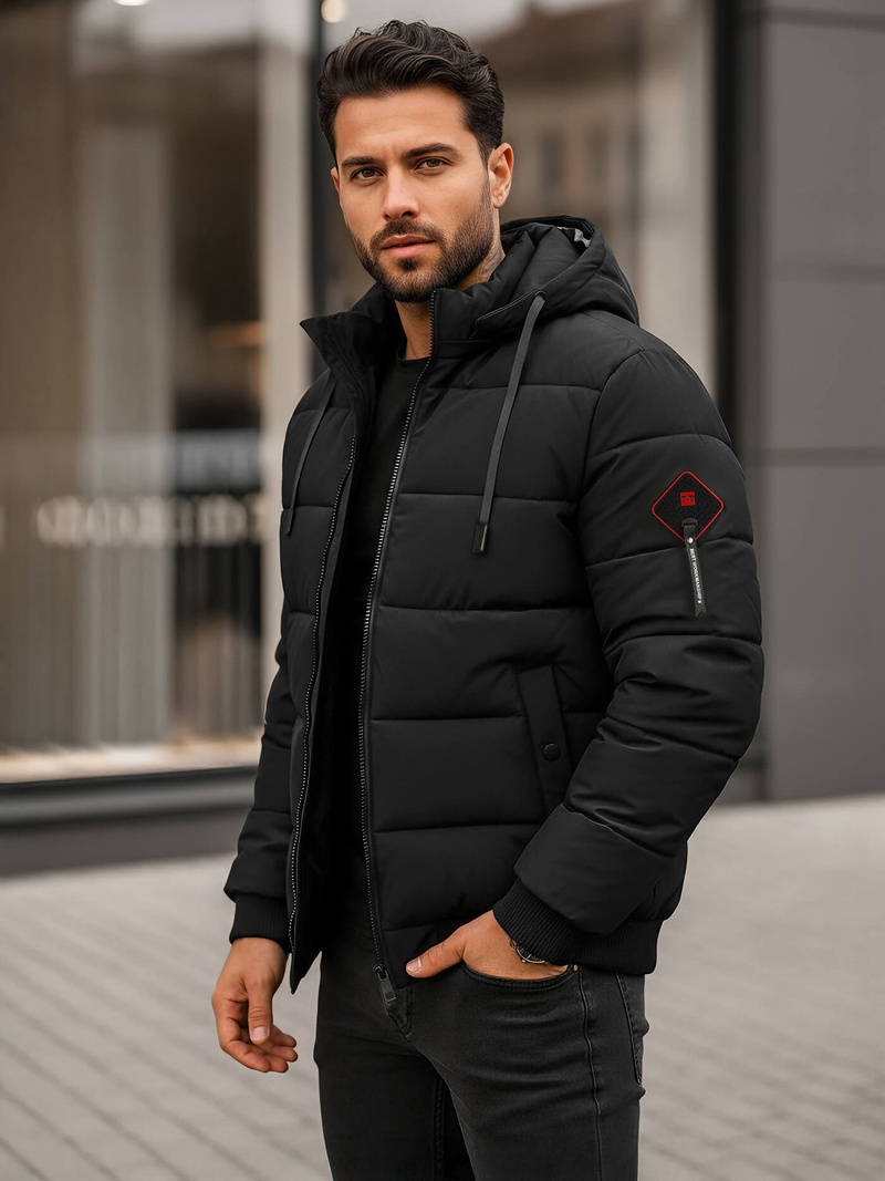Muška parka jakna crna OZONEE JS/31M5031/392Z