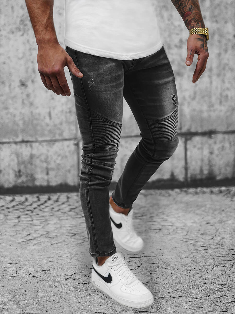 Muške traperice grafitne OZONEE NB/MP0028GZ